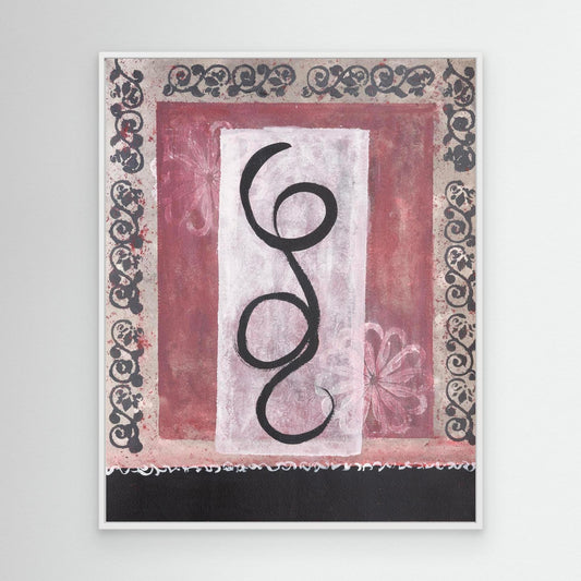 The Song of Becoming - Wabi Sabi Mono Series - Canvas