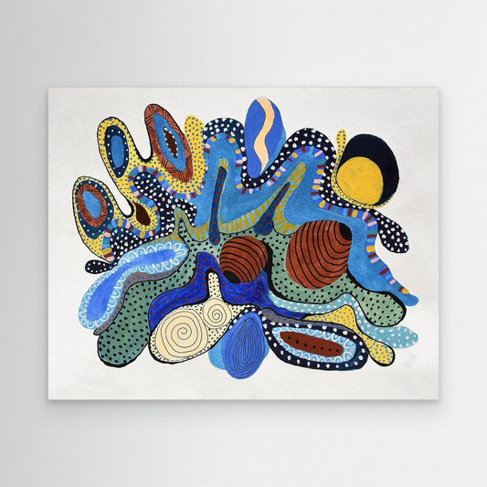 Too Many Rivers to Cross - Vision Quest Series - Canvas