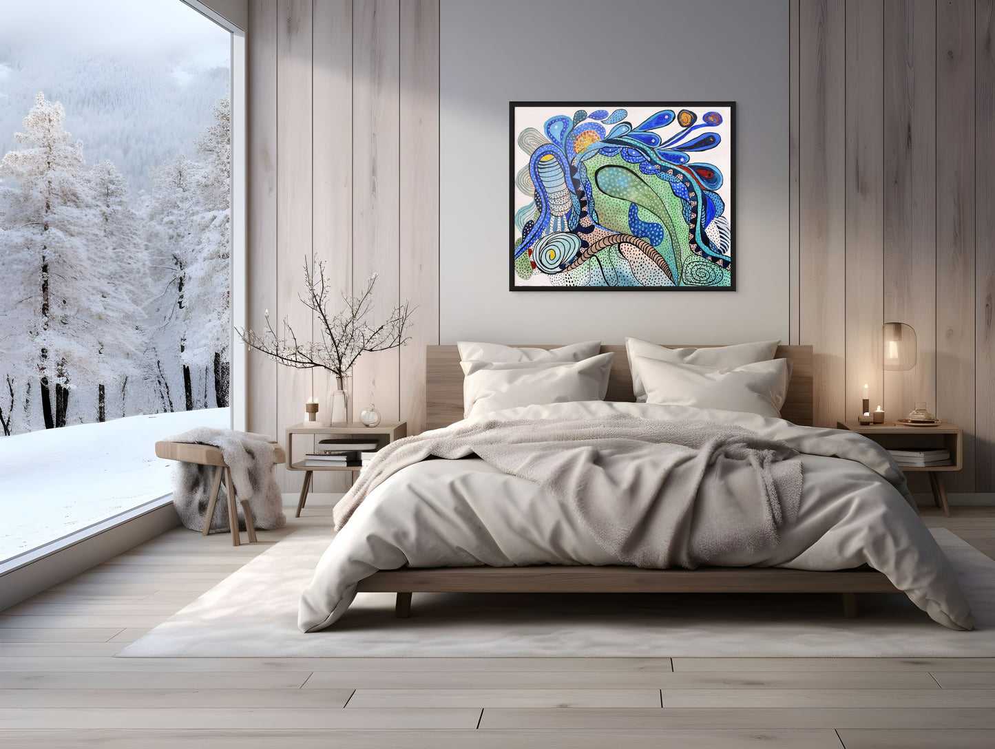 The Map you Walk - Vision Quest Series - Canvas