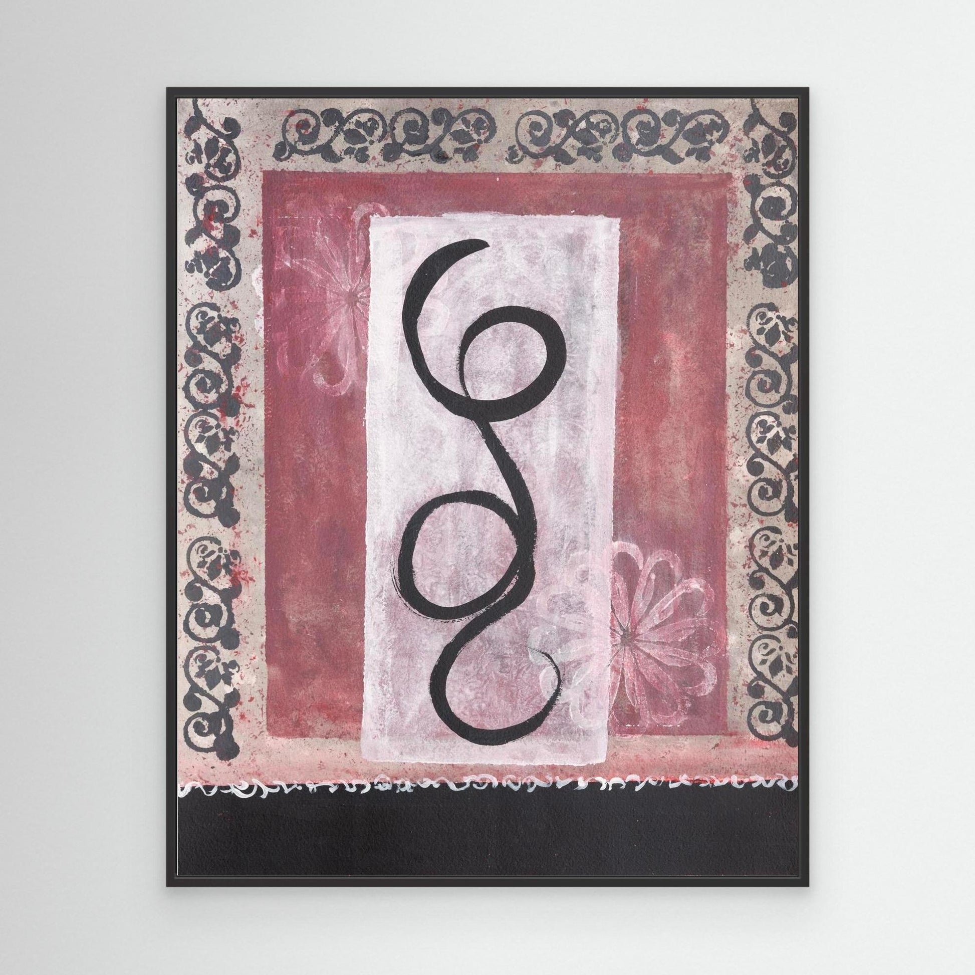 The Song of Becoming - Wabi Sabi Mono Series - Canvas